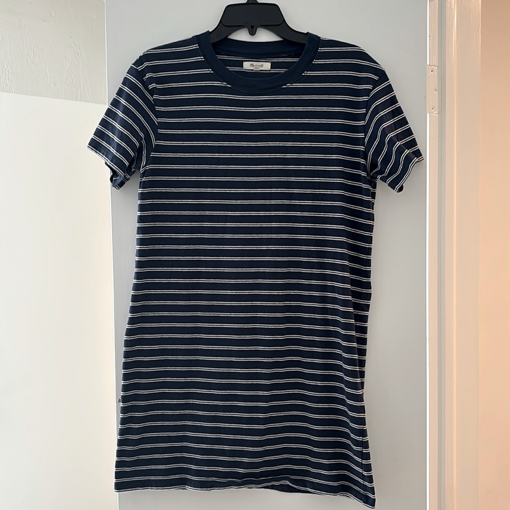 Madewell nautical t-shirt dress